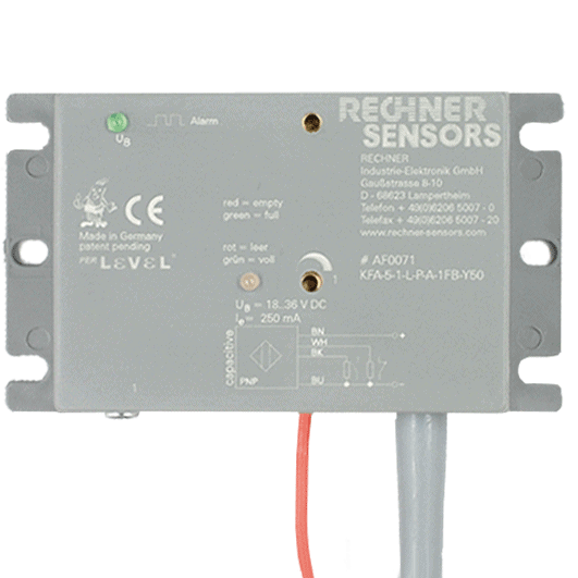 Rechner Sensors KFA-5-1-L-P-A-1FB-Z02-Y50 Capacitive Level Sensor - industify.com Rechner Sensors KFA-5-1-L-P-A-1FB-Z02-Y50 Capacitive Level Sensor - industify.com