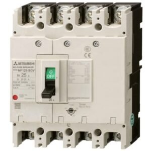Mitsubishi NF125-SGV 4P 70-100A FA-MCCB: Moulded-Case Circuit Breaker - industify.com