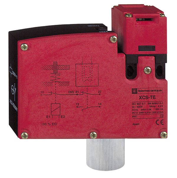 Telemecanique XCSTE7333 Slow-breakLocking on de-energisation and unlocking on energisation of solenoid - industify.com